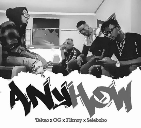 Download Tekno x OG x Flimzy x Selebobo Anyhow Mp3 Download