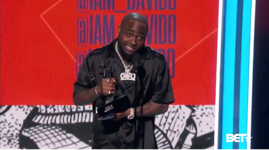 BETAwards2018 Davido wins Best International Act Full Winners List.