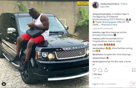 Dbanj Gifts His Artiste, Cheekychizzy A New Car