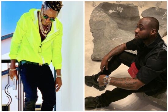 Shatta Wale threatens Davido in new tweet.