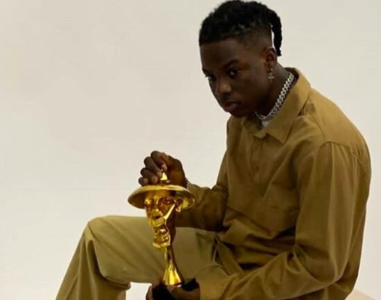 #Headies2019 - Rema wins The Next Rated Award.