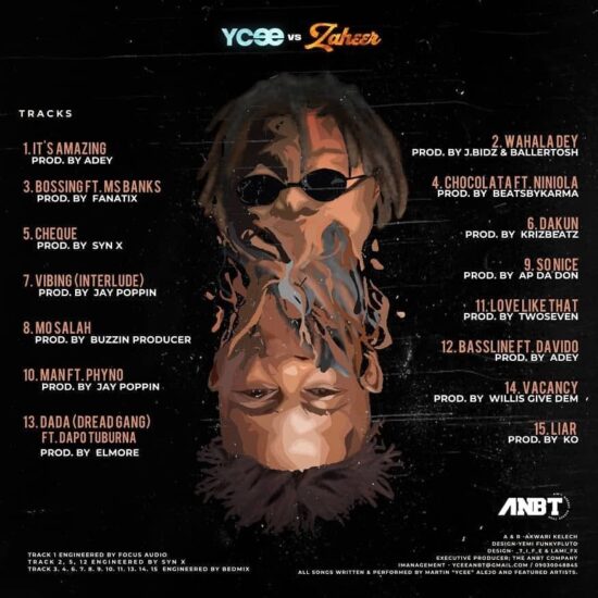 Ycee's Tracklist