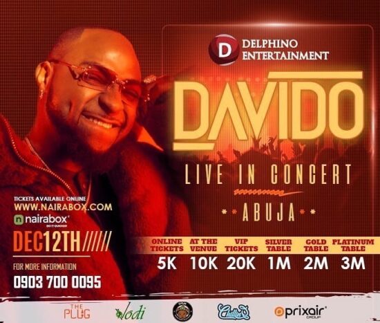 Davido Set To Shut Down Abuja In December Concert