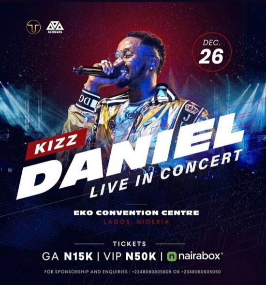 Kizz Daniel Set To Spice Up Our December With Massive Concert