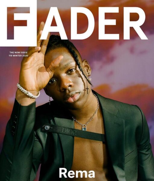 Rema Covers US Magazine; Fader's Now Issue 2020