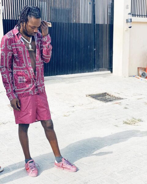 Naira Marley Flaunts His Millions of Naira Diamond Chain