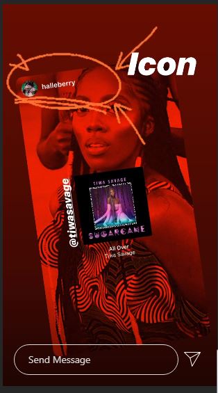 Tiwa Savage Joins Cardi B, Others on Halle Berry's Ultimate Warrior Playlist