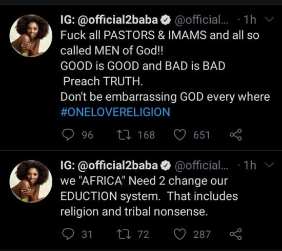 2Baba Blasts Religious Leaders Calls for Change in Religious and Tribal Orientation