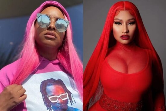 Dj Cuppy Makes a Request From Nicki Minaj