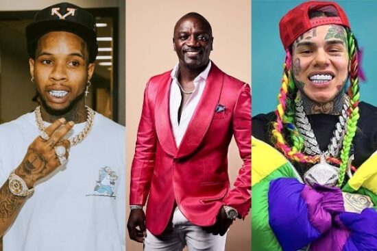 Tory Lanez, Akon and Tekashi 6ix9ine