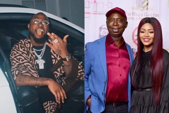 Davido pays Regina Daniel's husband, Ned Nwoko courtesy visit