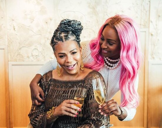 DJ Cuppy takes her mom for a ride in her new Ferrari