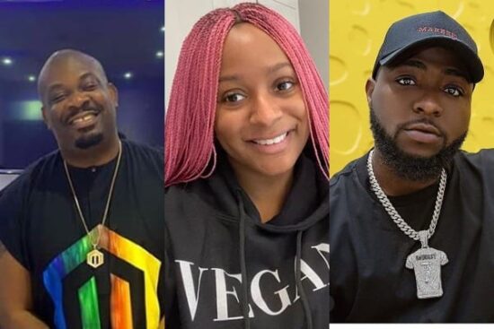 Davido, Don Jazzy, others reacts to DJ Cuppy and her sisters' new cars