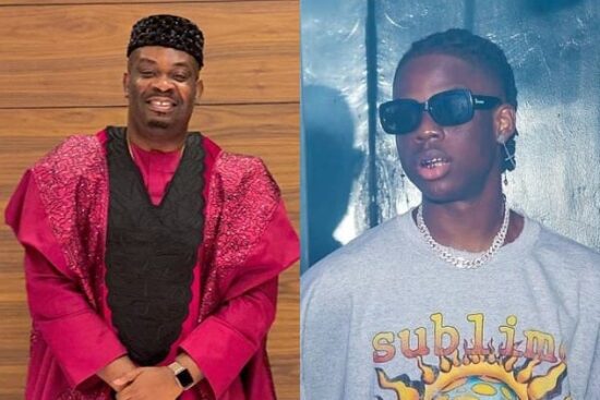 Don Jazzy reacts as Fan calls on him to change Rema's Password