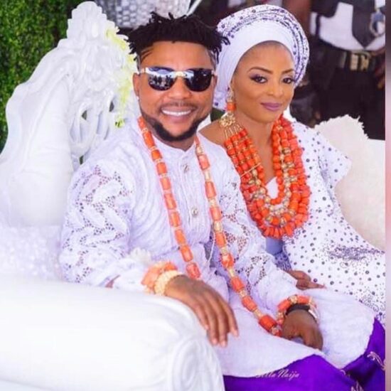 Oritse Femi begs wife, Nabila not to allow friends ruin their marriage