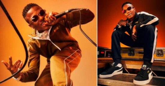 Wizkid strikes new deal with Puma as he becomes their new face