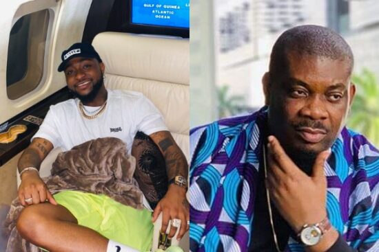 Davido Reacts As Don Jazzy Requests For iPhone 12 Pro Max from him.