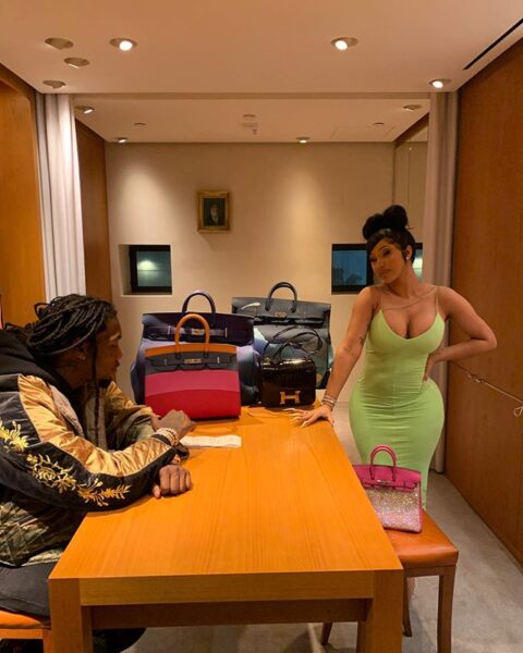 Offset exposes Cardi B as he shares video of her cleaning the house