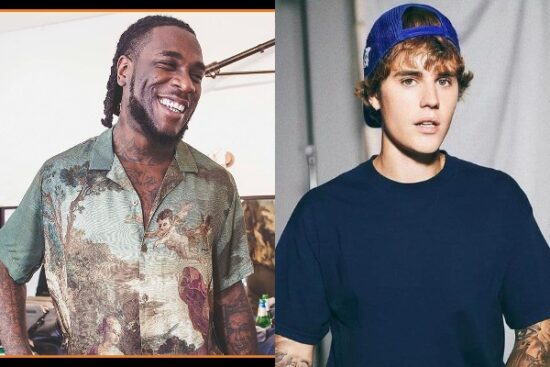 Burna Boy and Justin Bieber reportedly collaborating on a song