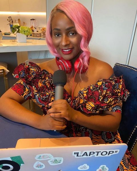 DJ Cuppy flaunts the expensive jewelry her date bought her