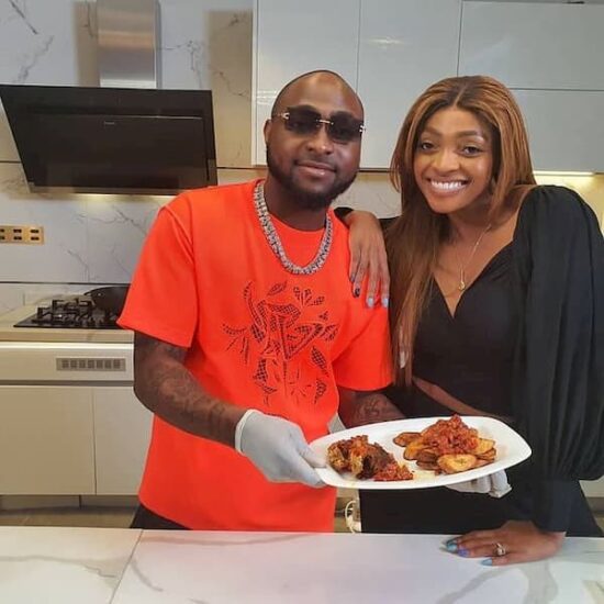 Davido shows his cooking skills as he makes one of his mom's recipes