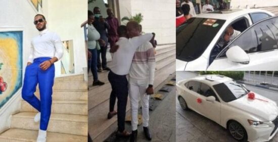 Korede Bello surprises His Manager with A New Car As a Birthday Present