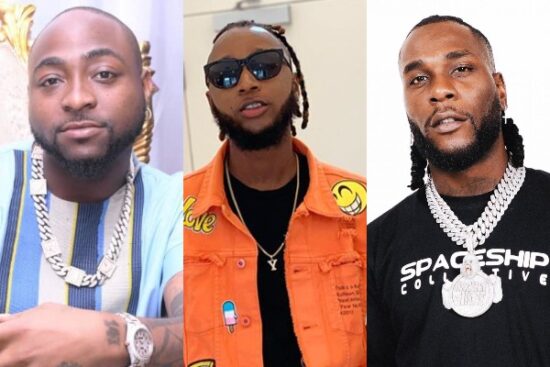 Yung6ix reacts to Burna Boy and Davido's fight