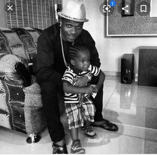 Boluwatife and his Dad, Wizkid