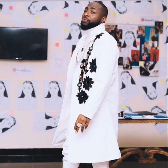 Davido reacts as fan advises him to stop hanging out with Upcoming artists