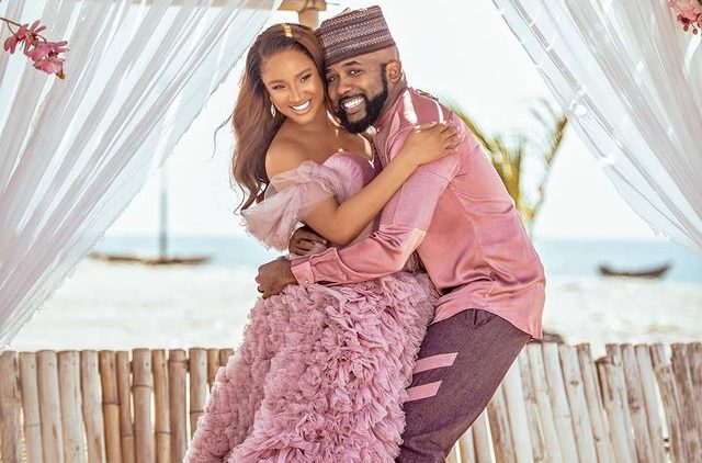 Banky W and Adesua share heartfelt anniversary wishes to each other