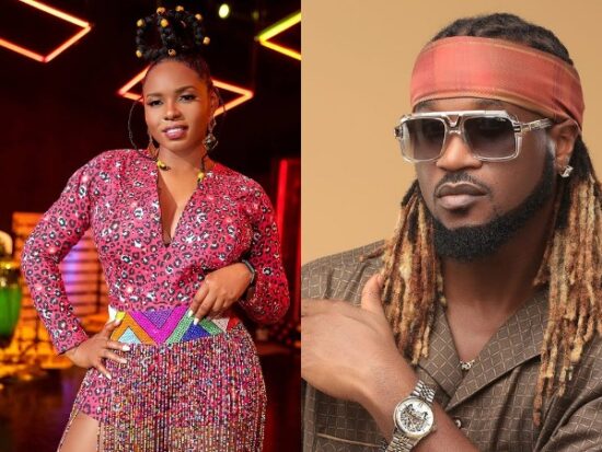 Rudeboy reacts to Yemi Alade stoning him during a video shoot