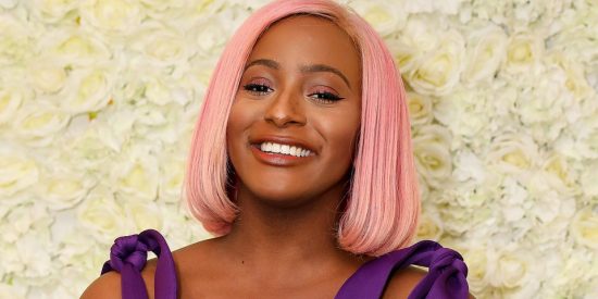 DJ Cuppy shows off her Pink Toilet paper