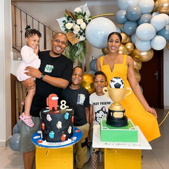 Rapper, Naeto C shares beautiful family photo as son clocks 8