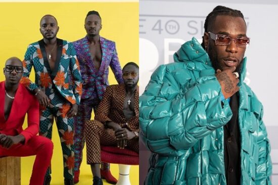 Sauti Sol appreciates Burna Boy for winning a Grammy