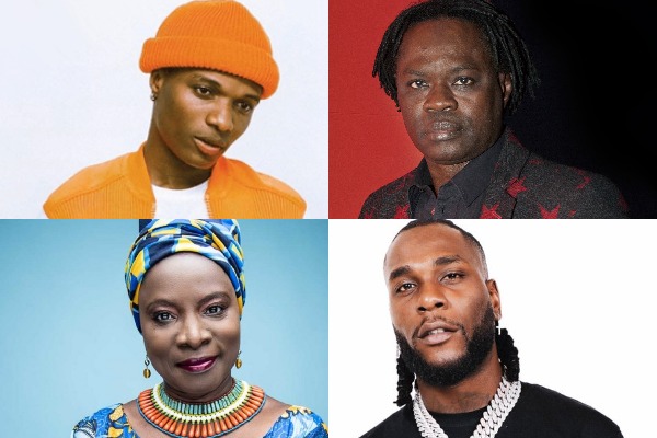 African artists with an entry on the US Billboard 200 chart