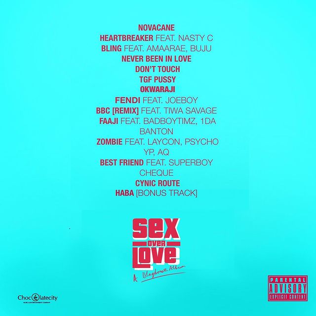 Blaqbonez's Sex Over Love exhibits preparedness and aesthetics [Review]