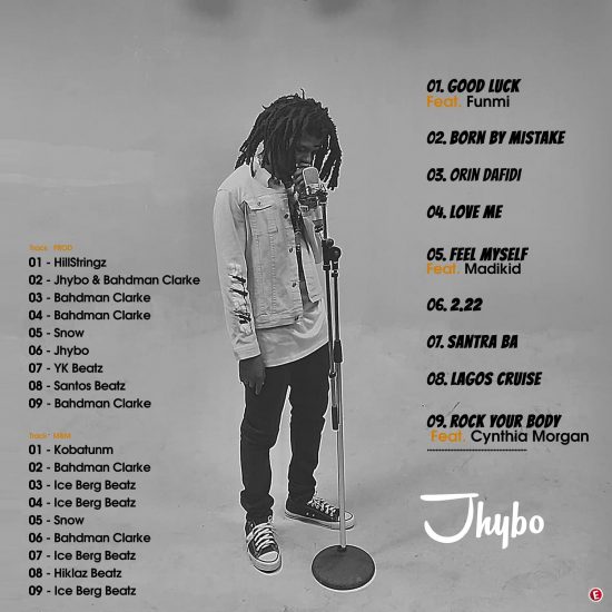 Jhybo -'Good Luck' Album Tracklist