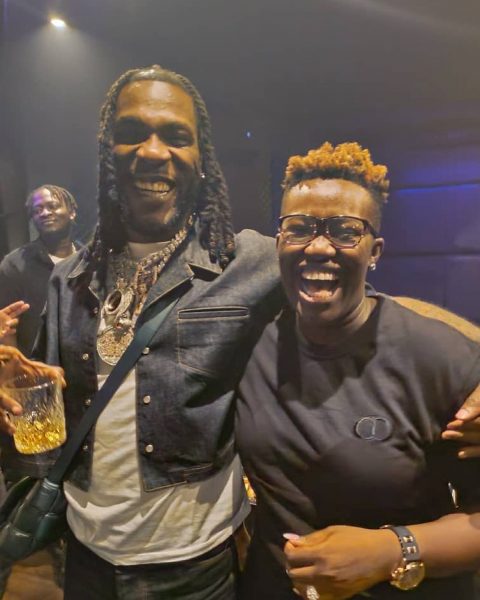 Reactions trail video of Warri Pikin and Burna Boy on social media.