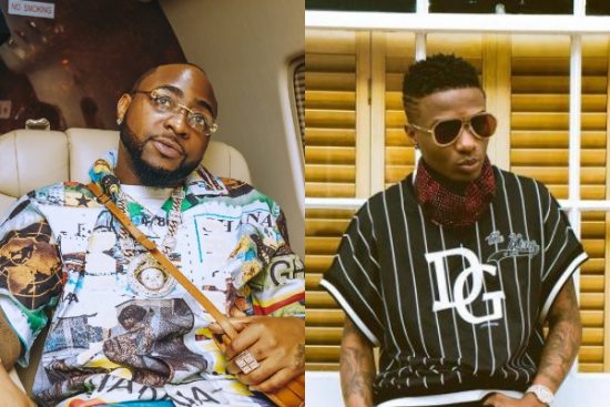 Davido shares video of Wizkid vibing to his song on a private jet