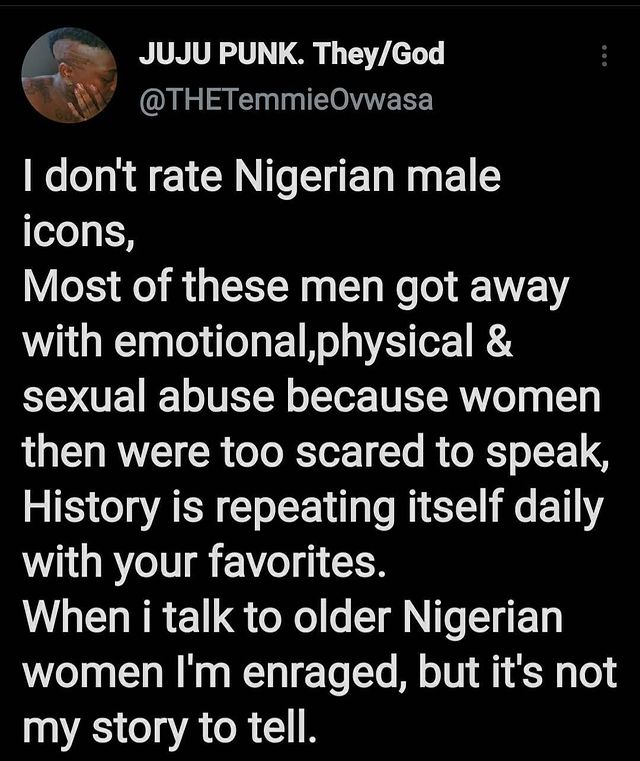 Temmie Ovwasa shares why she doesn't rate Nigerian male Icons