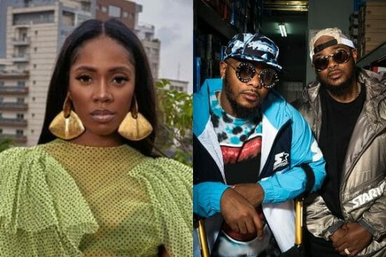 Major League DJz and Tiwa Savage spotted working on a collaboration