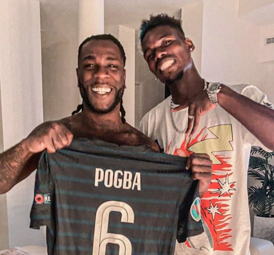 Pogba attends Burna Boy's birthday party in Miami.