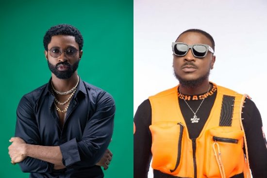 Ric Hassani reacts as Peruzzi reveals he has fallen in love