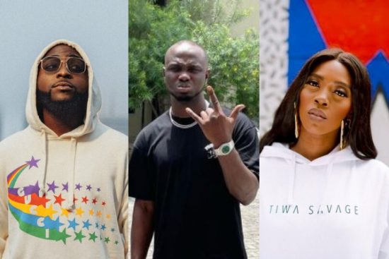 Tiwa Savage and Davido pay a visit to Obama DMW's grave