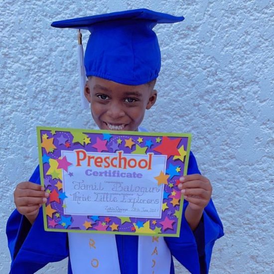 Tiwa Savage’s Son Jamil Balogun Gives heartwarming Speech As He Graduates From Pre-school