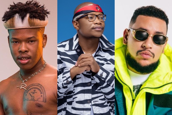 Nasty C, Master KG & others emerges the hottest South African artistes at the moment