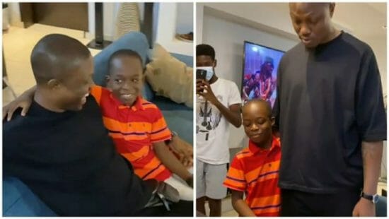 Vector surprises kid who cried because he couldn't get an autograph from him