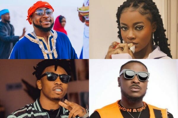 Check out all the artistes signed to Davido music worldwide (DMW)