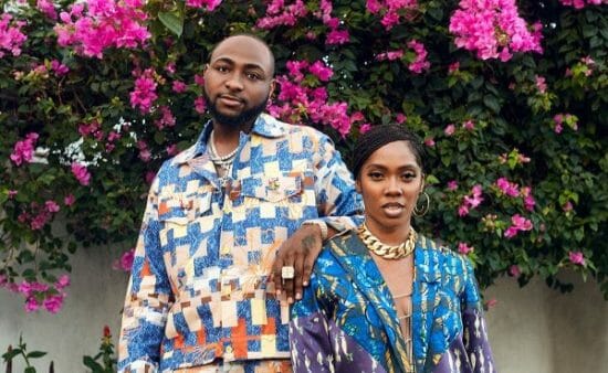 Davido reacts As Tiwa Savage buys A Diamond Watch