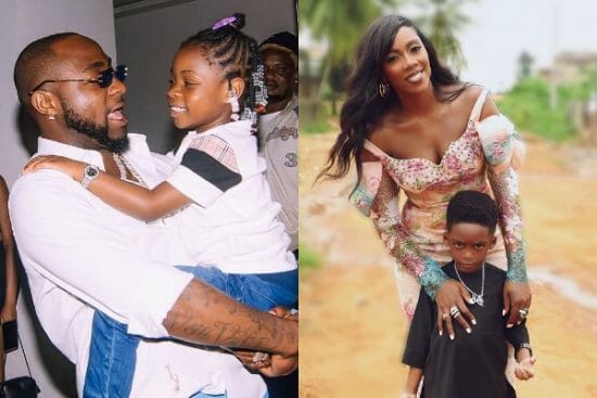 Tiwa Savage’s Son Jamil gets Friendzoned by Davido’s Daughter, Imade